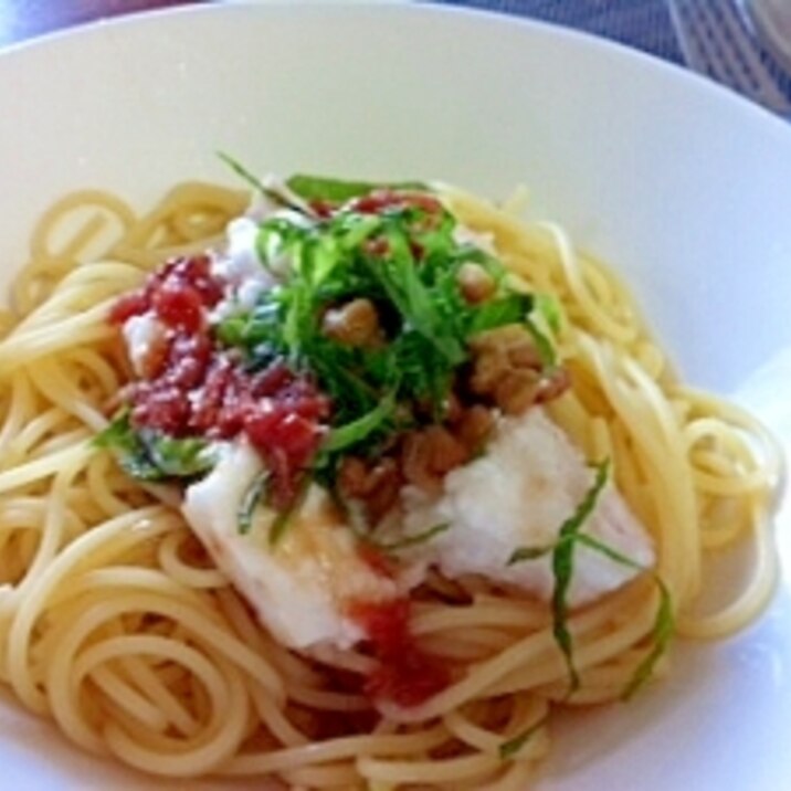 納豆と山芋の梅風味冷製パスタ レシピ 作り方 By Sprout Recipe 楽天レシピ 納豆と山芋の梅風味冷製パスタ レシピ 作り方 By Sprout Recipe 楽天レシピ